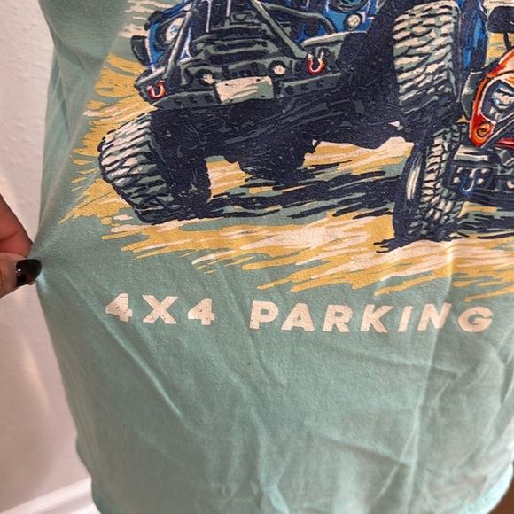 Jeep Blue Short Sleeve Tee Casual Cotton - Picture 4 of 5